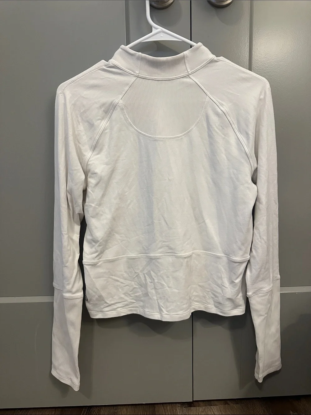 lululemon athletica Ivory Half-Zip Pullover